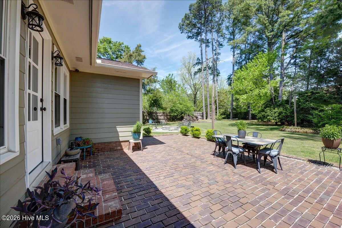 109 Quail Ridge Road Havelock, NC 28532 - Photo 41 of 42 Large fenced backyard, patio space
