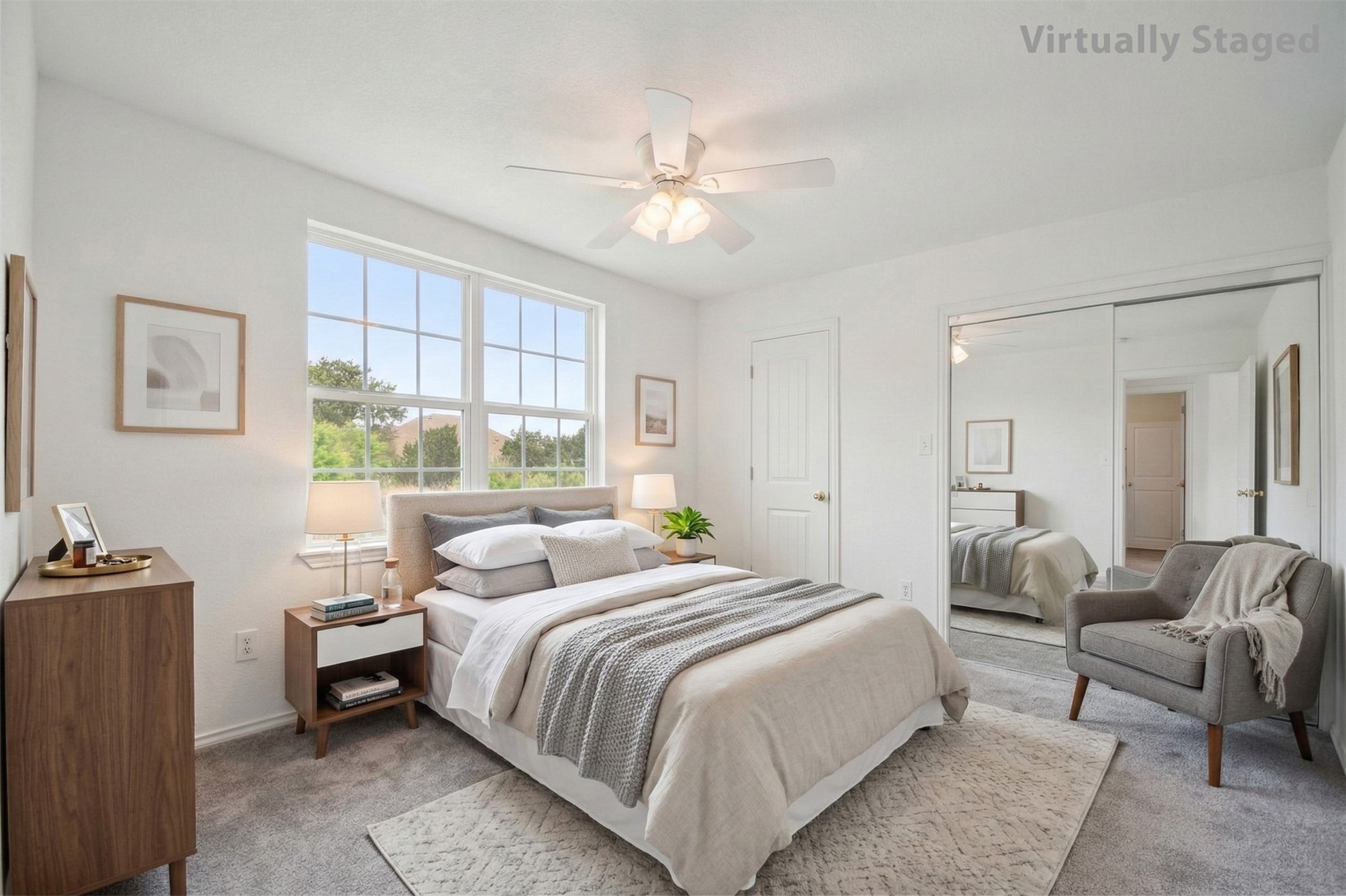 1470 Oak Grove Road Leander, TX 78641 - Photo 13 of 38 a bedroom with a bed furniture and a window