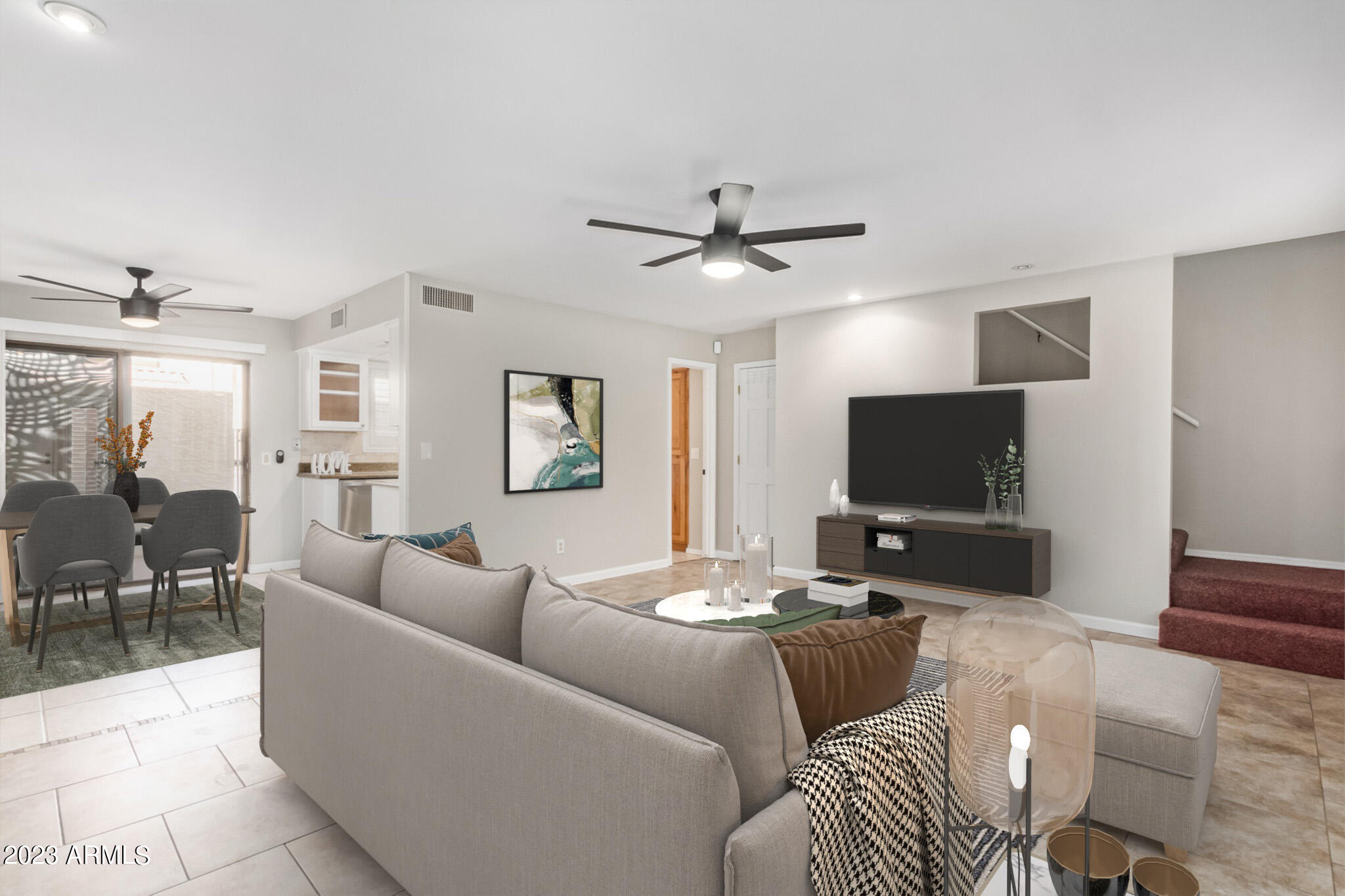 16510 East Palisades Boulevard, Unit 51 Fountain Hills, AZ 85268 - Photo 4 of 29 Virtually staged Living and Dining Room