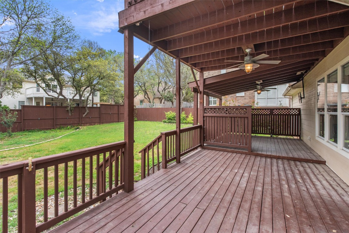 318 Ridge Run Drive Georgetown, TX 78628 - Photo 36 of 39 The huge deck offers ample space to enjoy and relax.