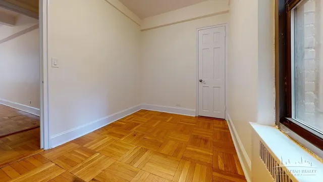 a view of a room with a large area