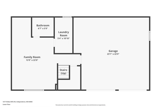 $1,945 | 1417 North Blue Mills Road, Independence, MO 64056