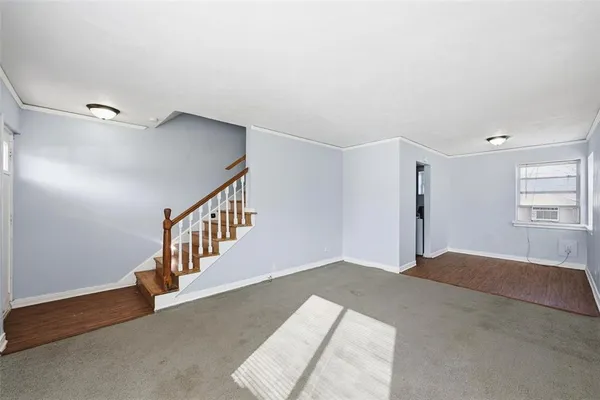 a view of an front door