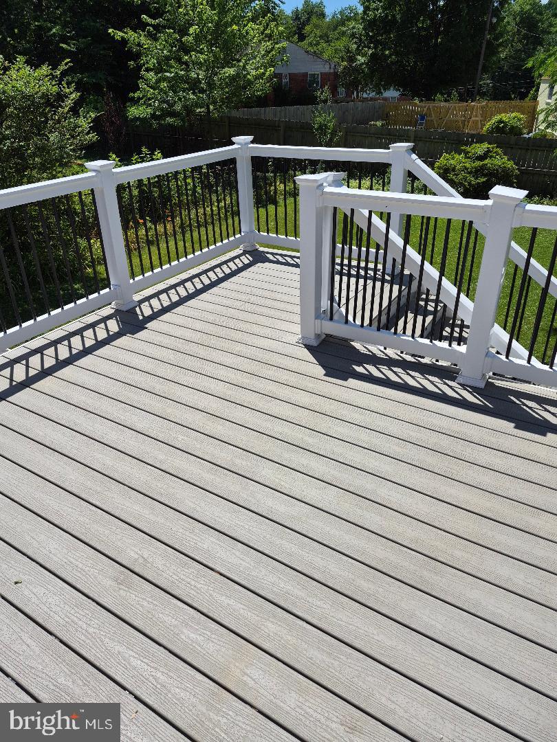 4812 Topping Road Rockville, MD 20852 - Photo 19 of 22 Great Deck From Kitchen Door