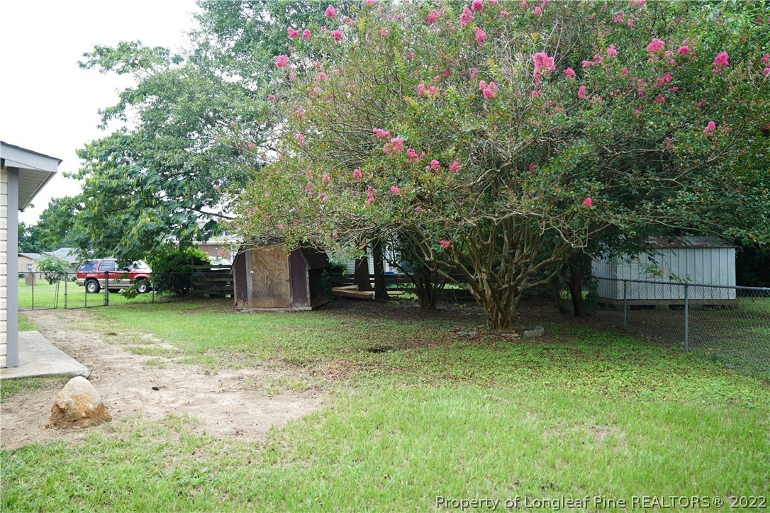 197 Paddle Wheel Road Fayetteville, NC 28314 - Photo 5 of 39 a backyard of a house with lots of green space and fountain
