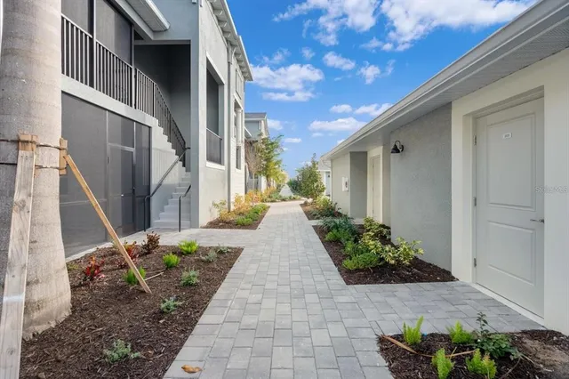 a view of a balcony with lake view