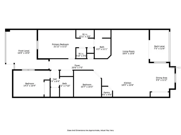 a building outdoor space with patio furniture and potted plants