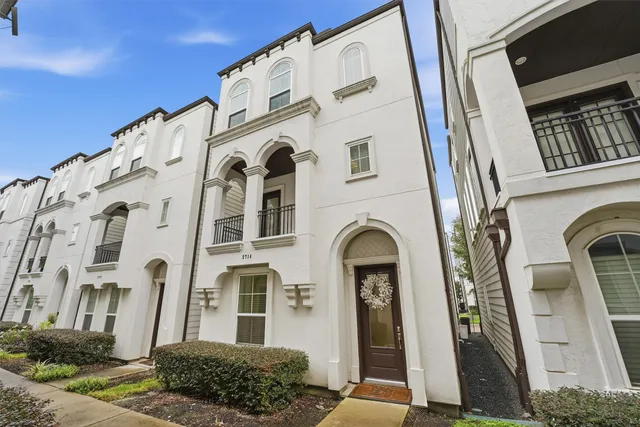 a front view of a building