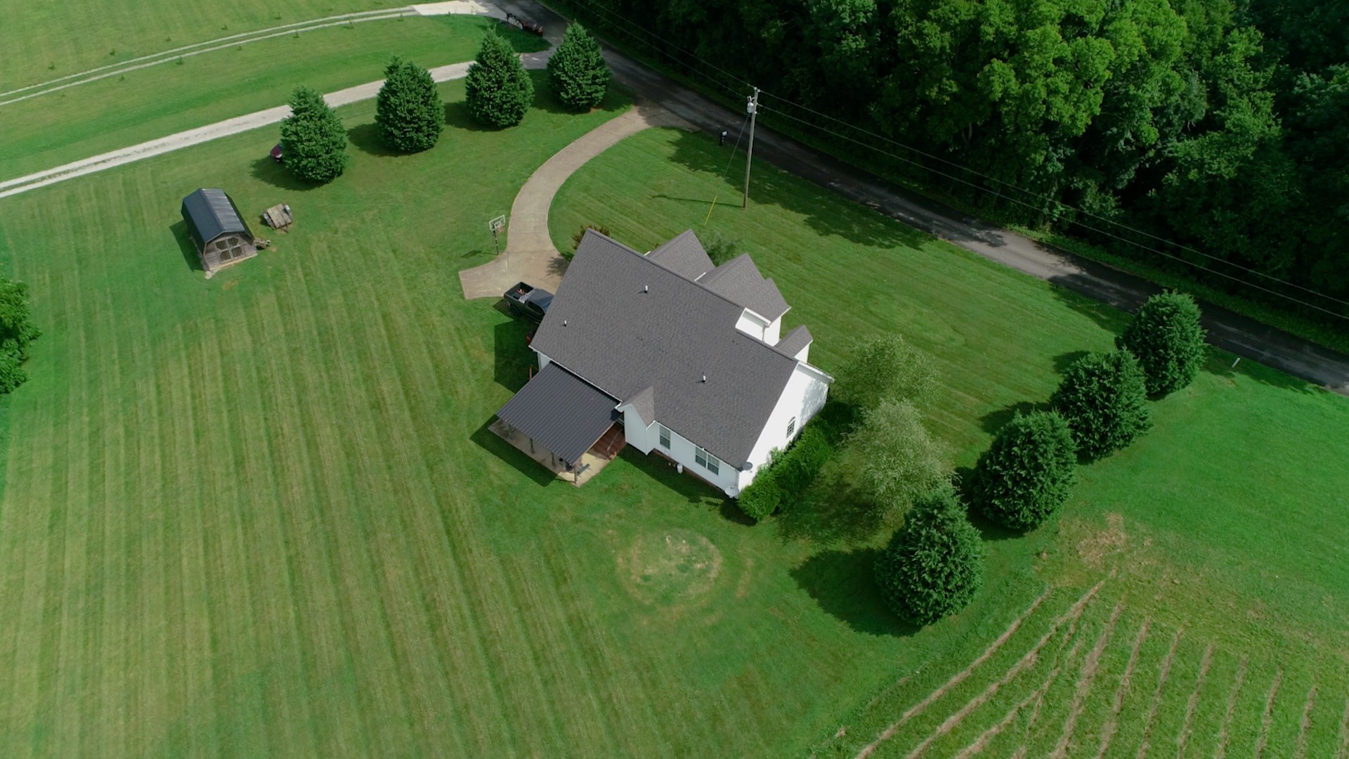 2981 Lewis Road Santa Fe, TN 38482 - Photo 3 of 32 an aerial view of a house