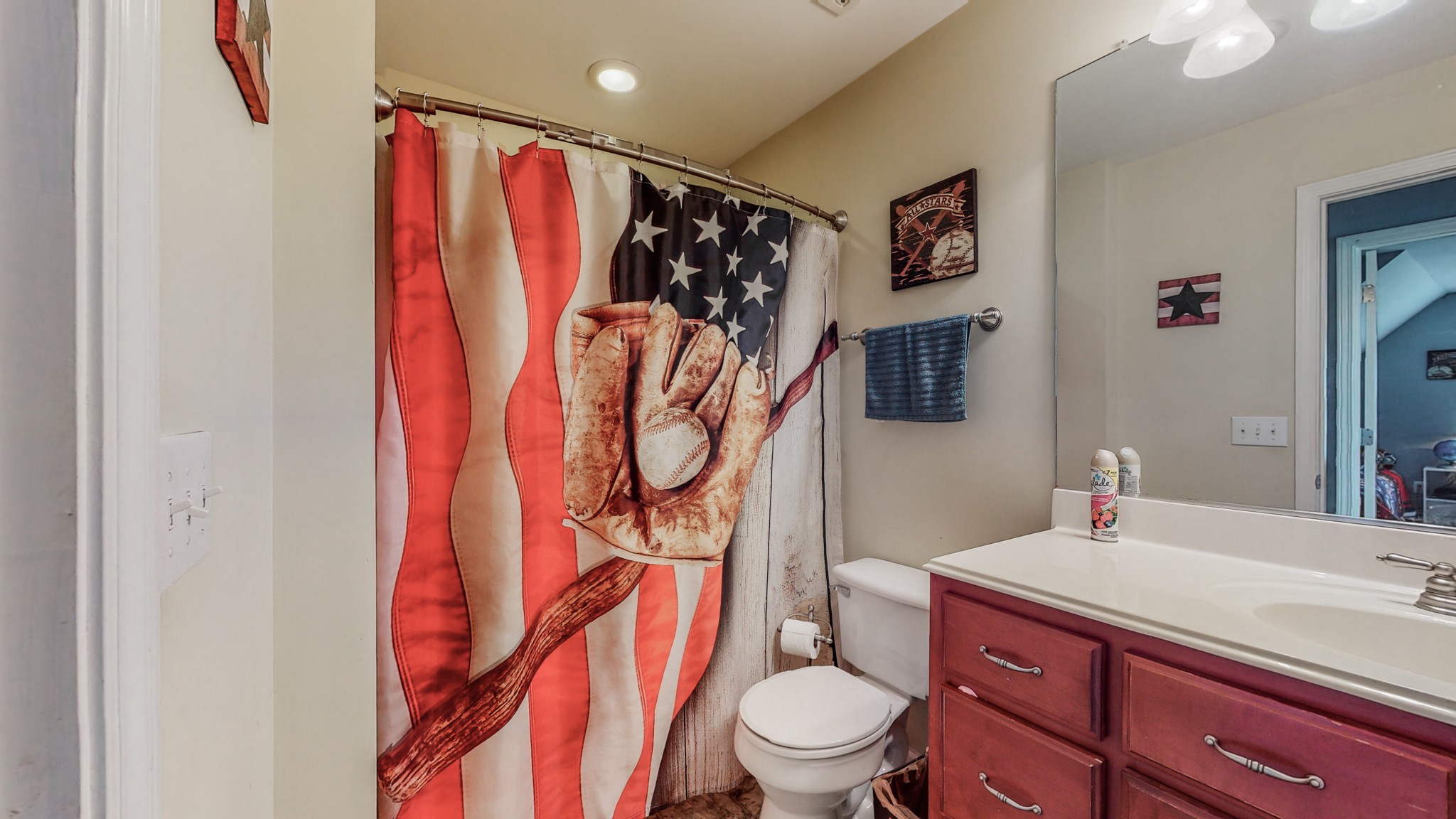 2981 Lewis Road Santa Fe, TN 38482 - Photo 21 of 32 a bathroom with a sink toilet and shower