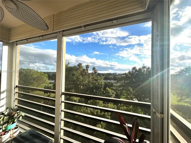 a view of a city from a window