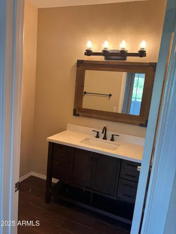 a close view of a bathtub in bathroom