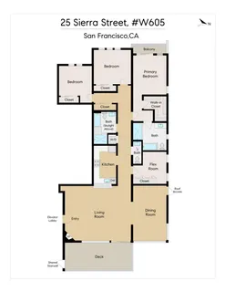 $1,975,000 | 25 Sierra Street, Unit W605, San Francisco, CA 94107
