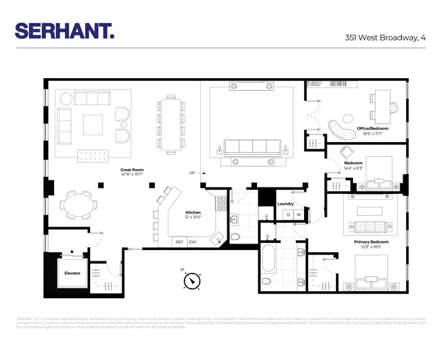 $4,250,000 | 351 West Broadway, Unit 4 | SoHo