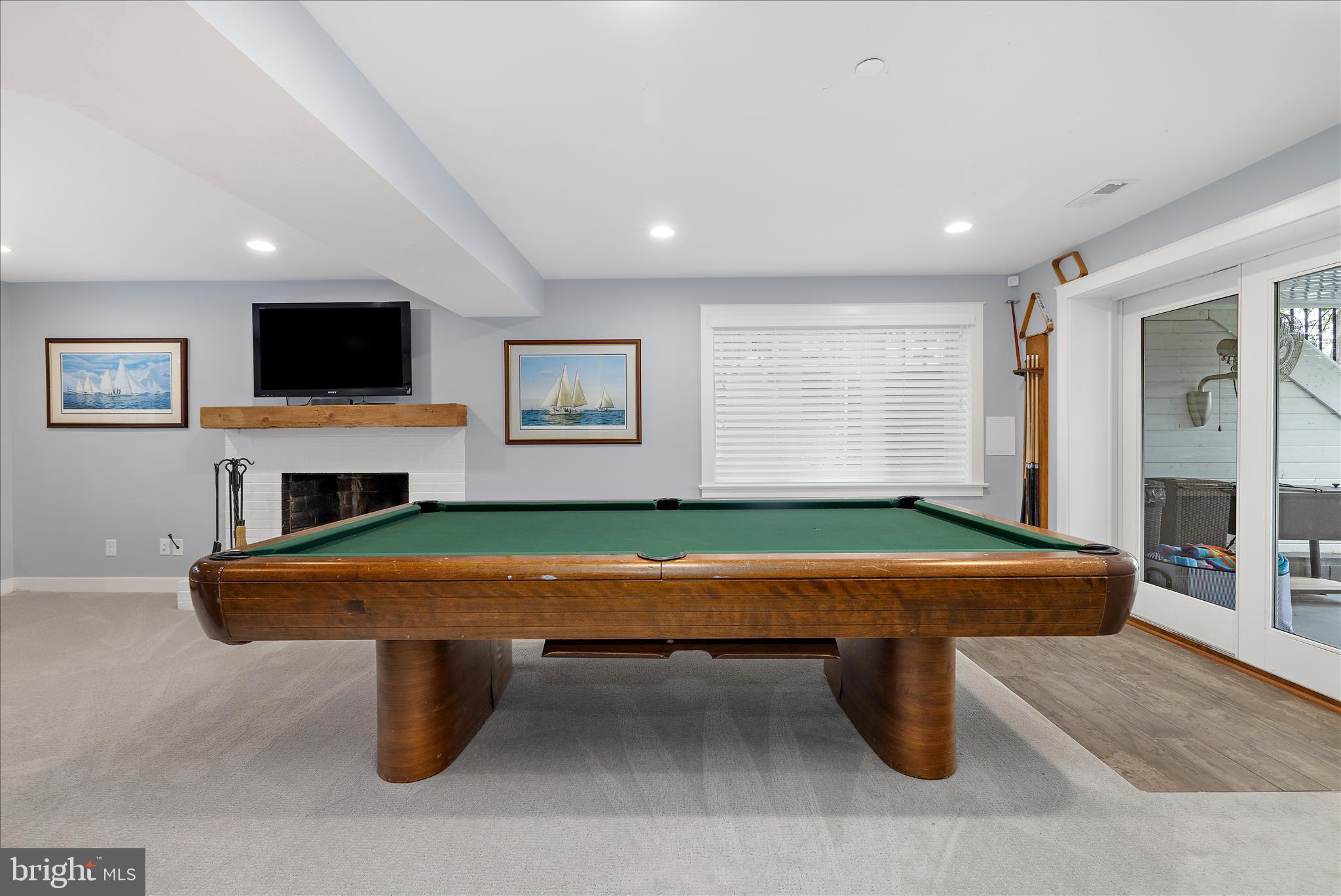 3815 Outrigger Drive Edgewater, MD 21037 - Photo 51 of 114 a room with pool table and flat screen tv