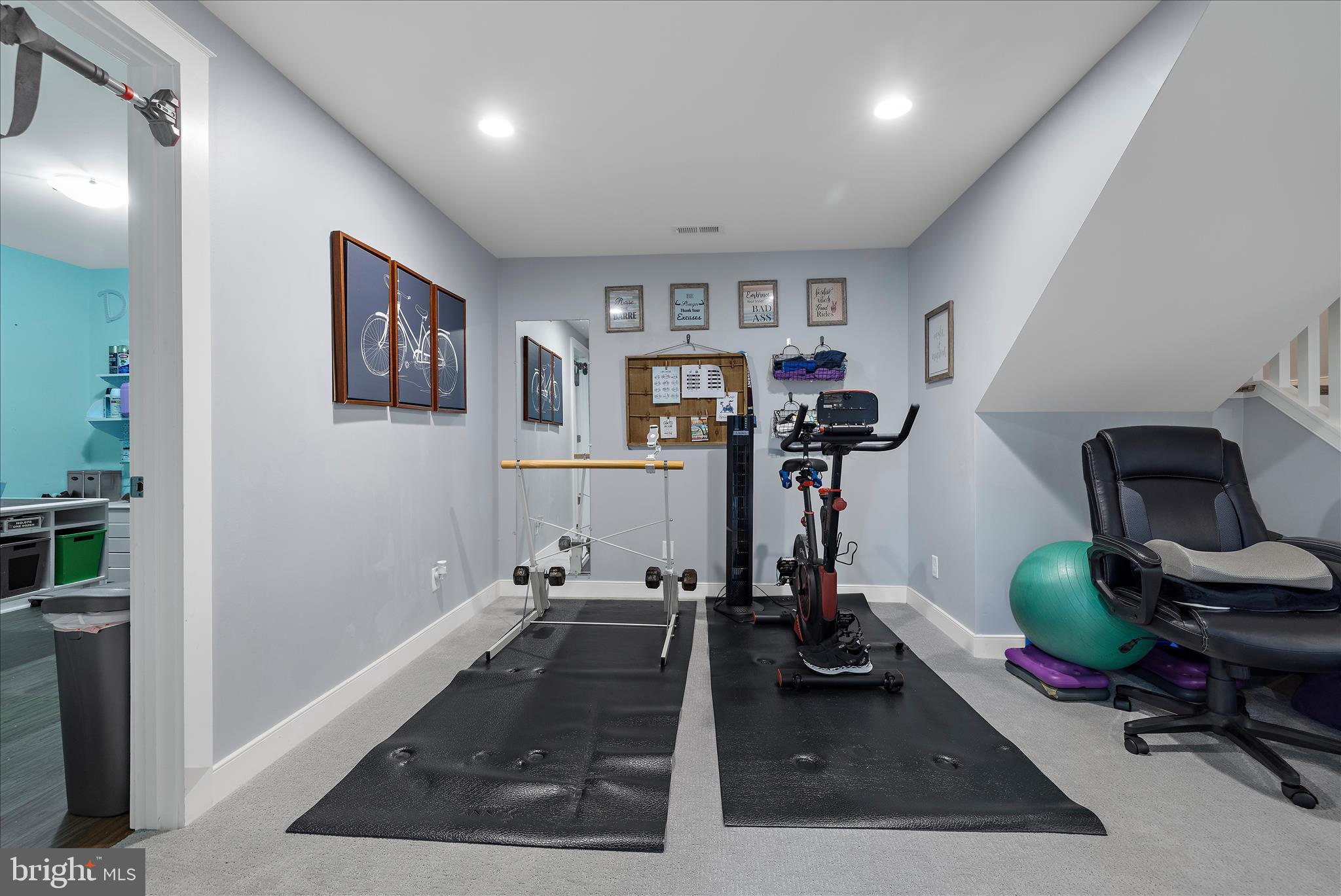 3815 Outrigger Drive Edgewater, MD 21037 - Photo 57 of 114 a room with gym equipment and a view of living room