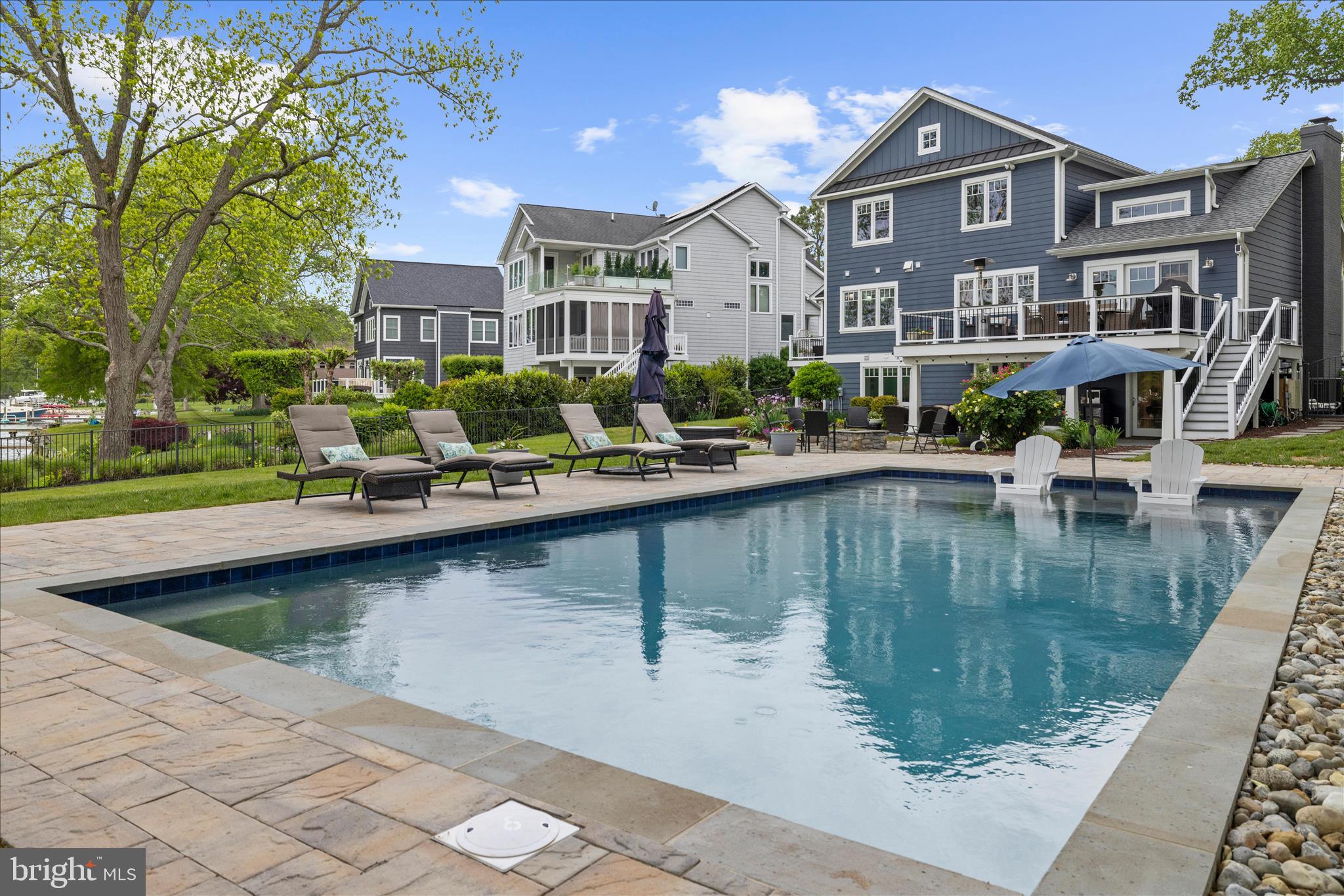 3815 Outrigger Drive Edgewater, MD 21037 - Photo 72 of 114 a view of residential houses with outdoor space and lake view