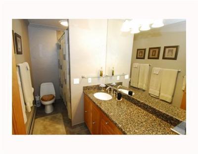 2335 Bald Mountain Road, Unit 12 Vail, CO 81657 - Photo 5 of 8 a bathroom with a sink double vanity granite and a toilet