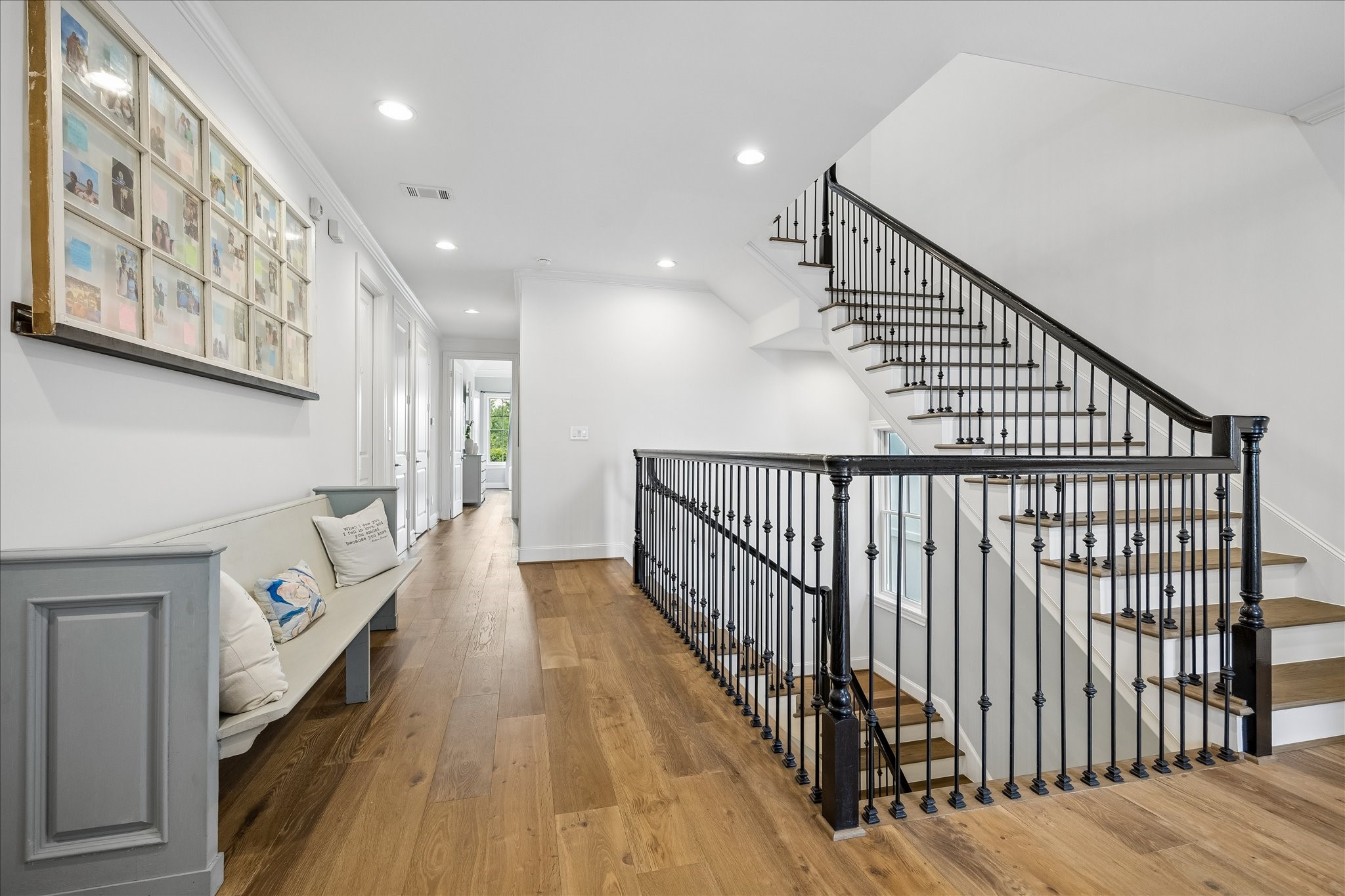 3020 Lake Street Houston, TX 77098 - Photo 37 of 43 Second floor stairway landing heading to the third floor.