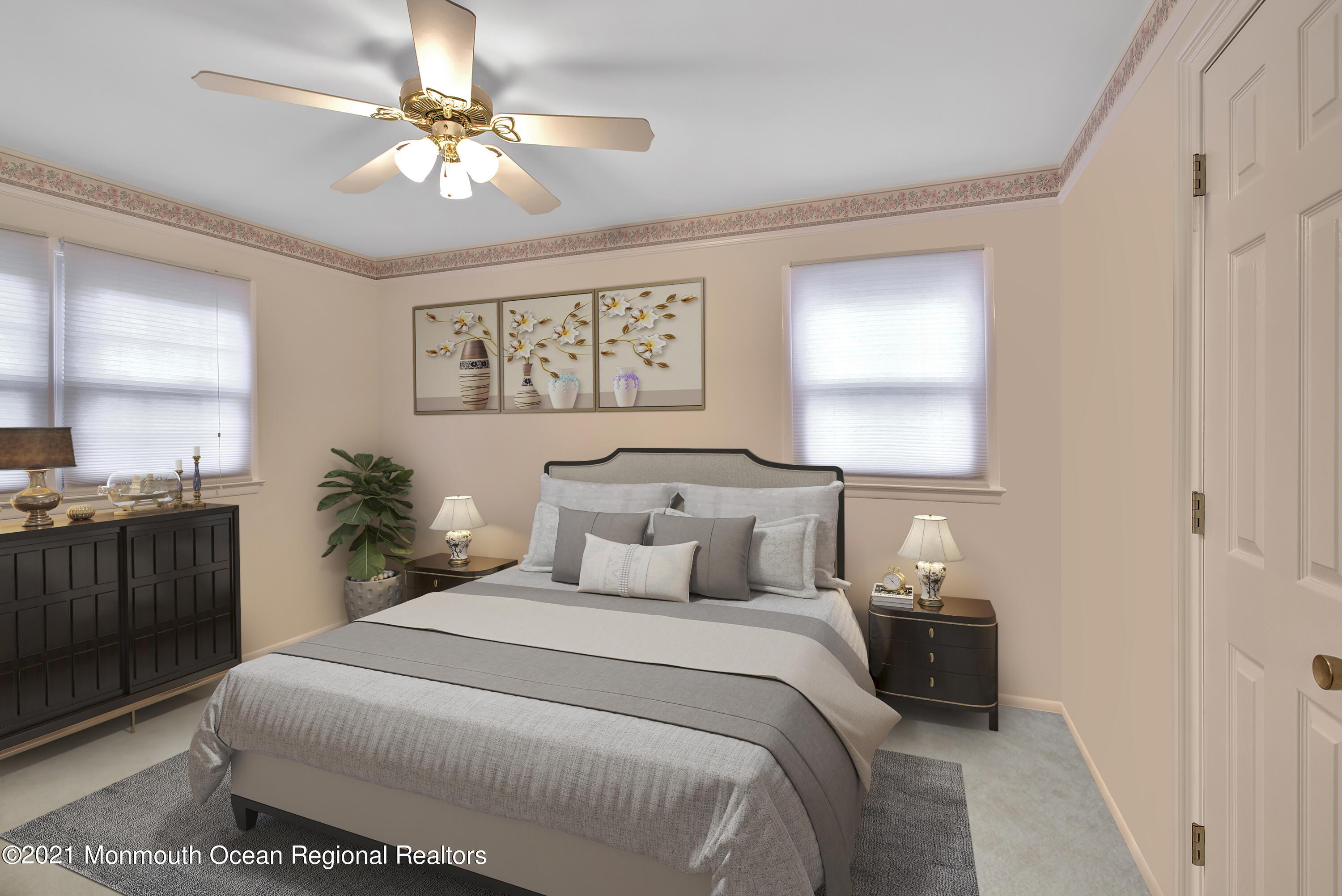 74 Sargent Road Freehold, NJ 07728 - Photo 15 of 23 a bedroom with a bed and a chandelier