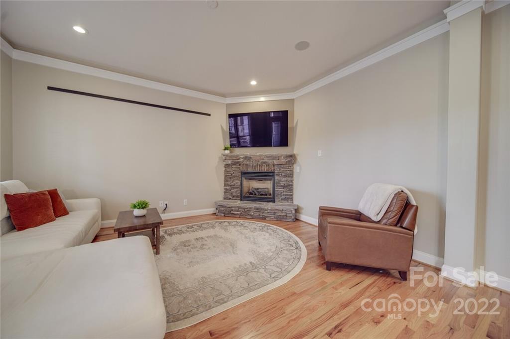 220 Mills Lane Fort Mill, SC 29708 - Photo 4 of 42 a living room with furniture and a fireplace