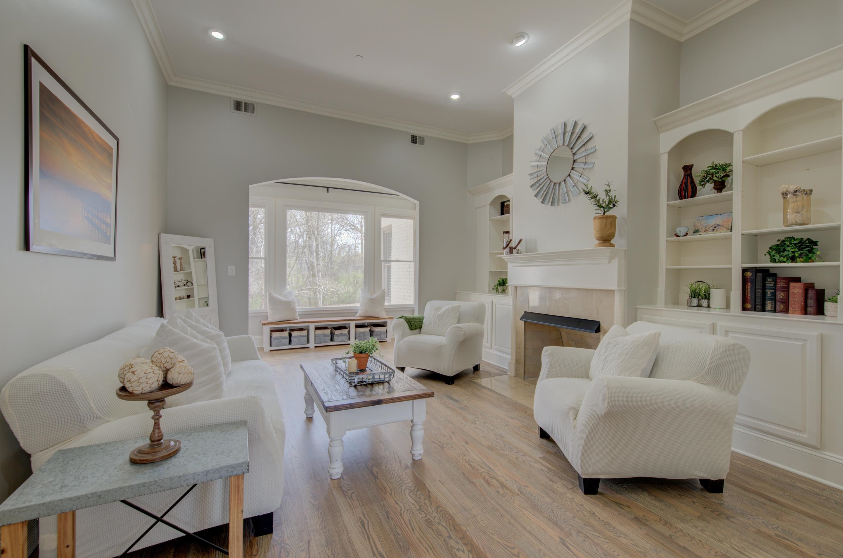 3474 Brooke Edge Lane Collierville, TN 38017 - Photo 3 of 25 a living room with fireplace furniture and a large window