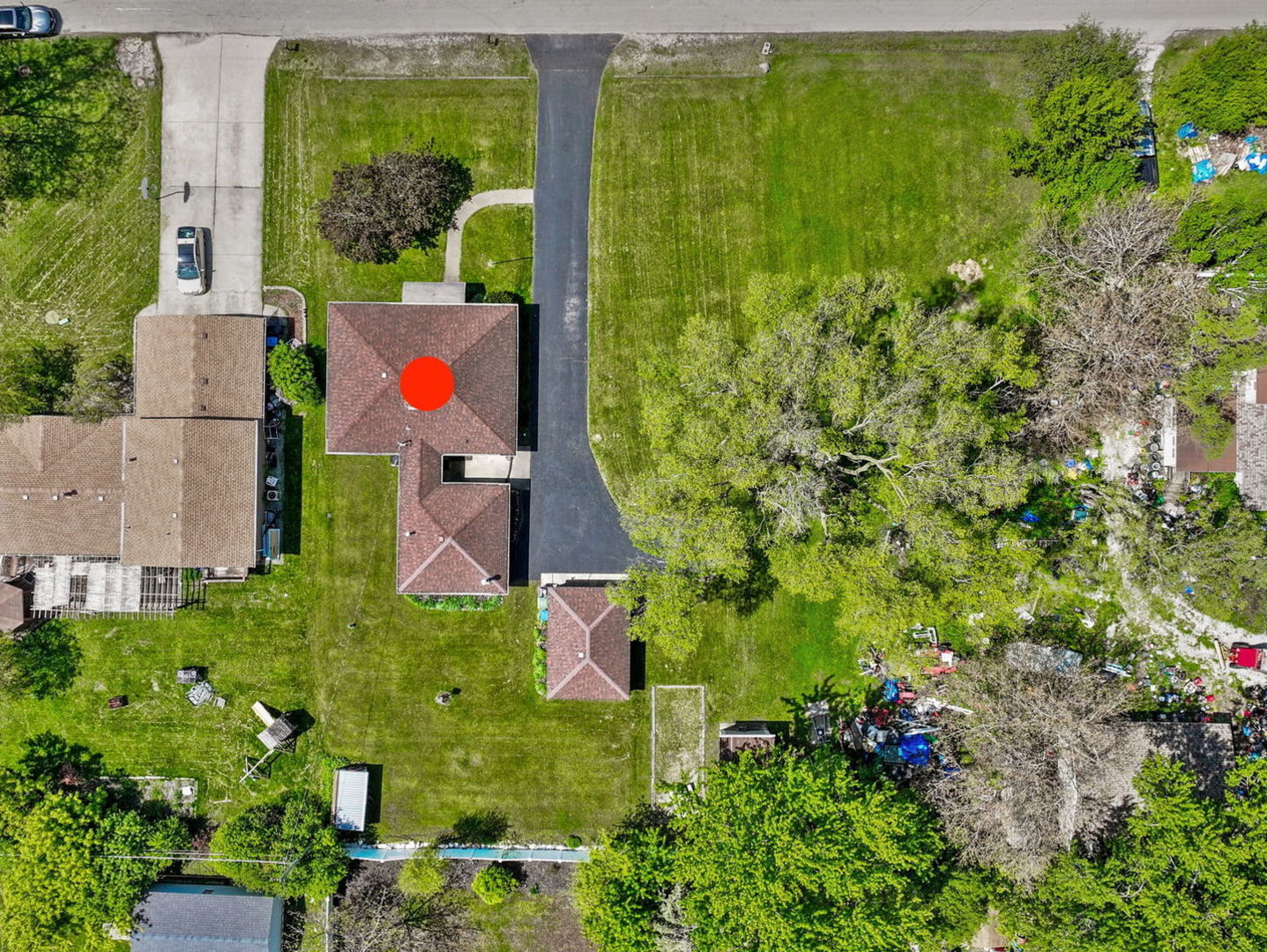 4N365 9th Avenue Addison, IL 60101 - Photo 23 of 24 an aerial view of residential house with pool and trees