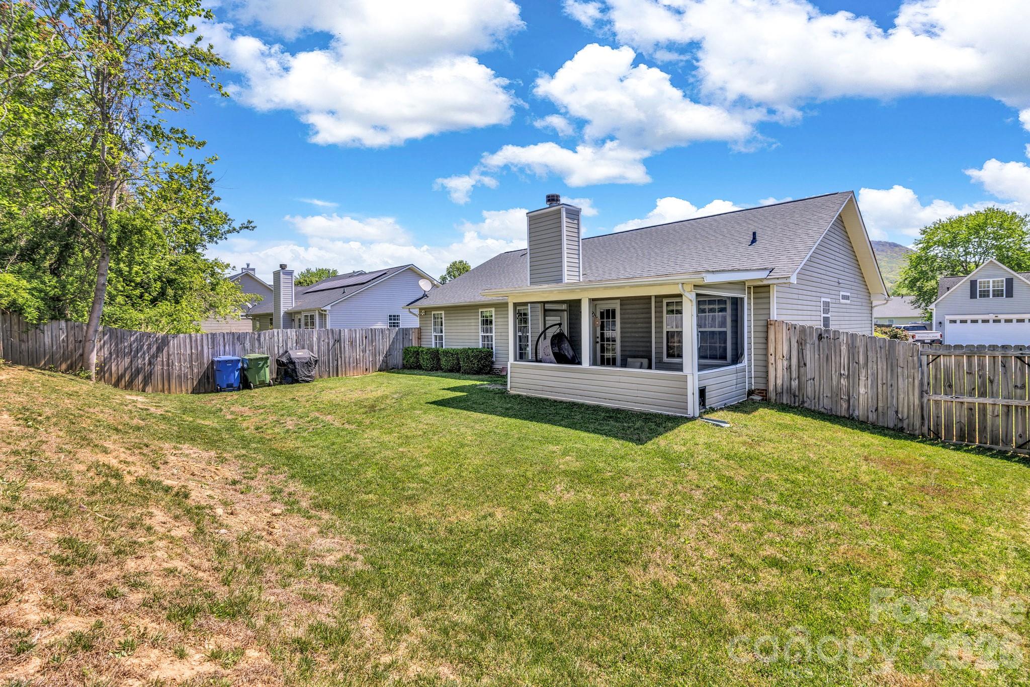58 South Sunberry Trail Fletcher, NC 28732 - Photo 39 of 41 a house view with a garden space