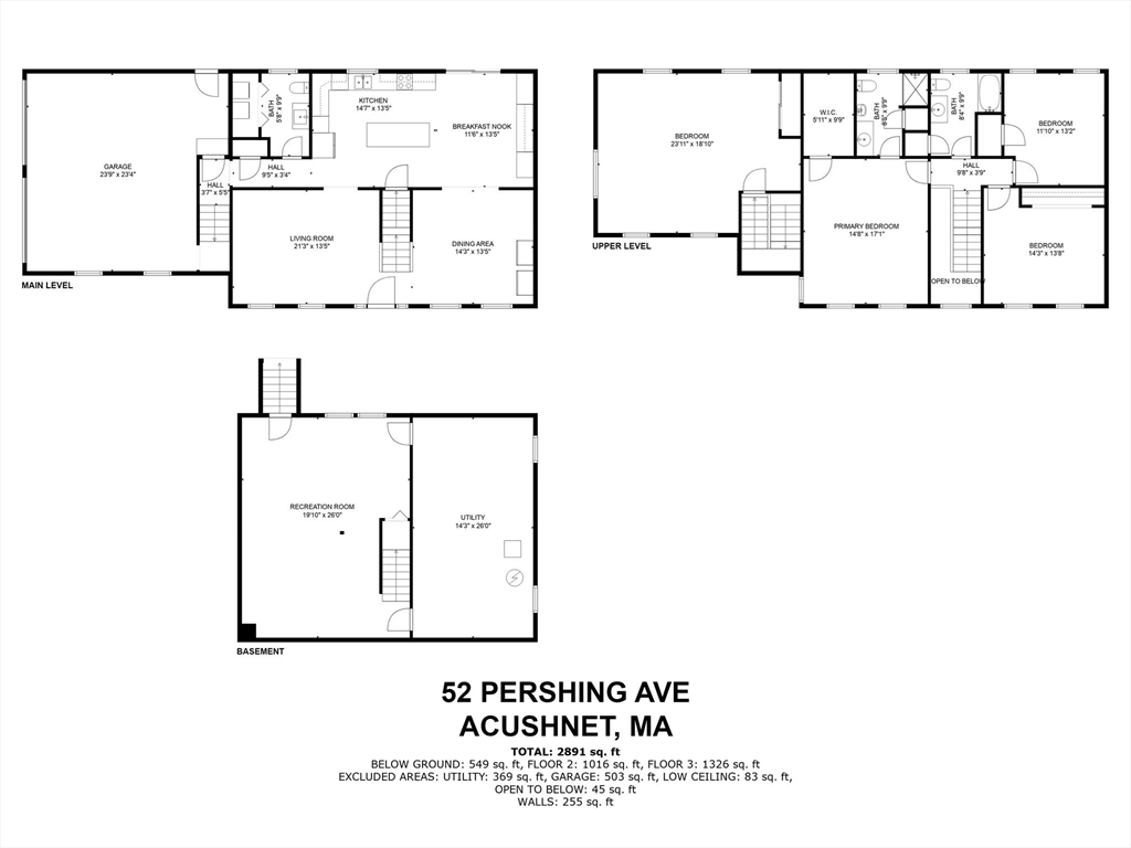 52 Pershing Avenue Acushnet, MA 02743 - Photo 27 of 27 a picture of a floor plan