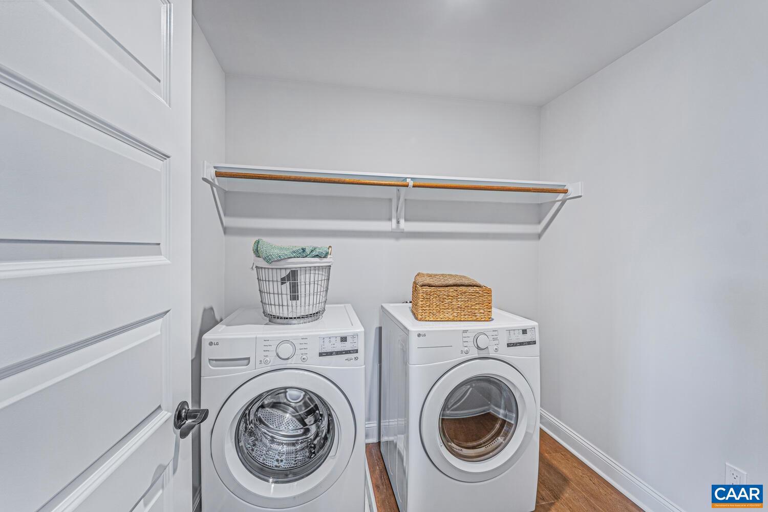 2 Agatha Ridge Lane Crozet, VA 22932 - Photo 28 of 42 a utility room with dryer and washer