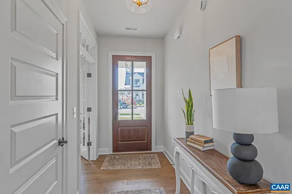 a room with furniture and a window