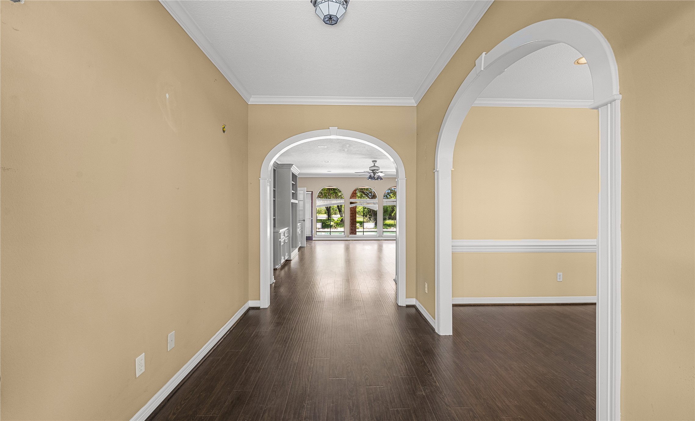 20240 Cypress Rosehill Road Tomball, TX 77377 - Photo 16 of 26 wooden floor in an empty room with a window