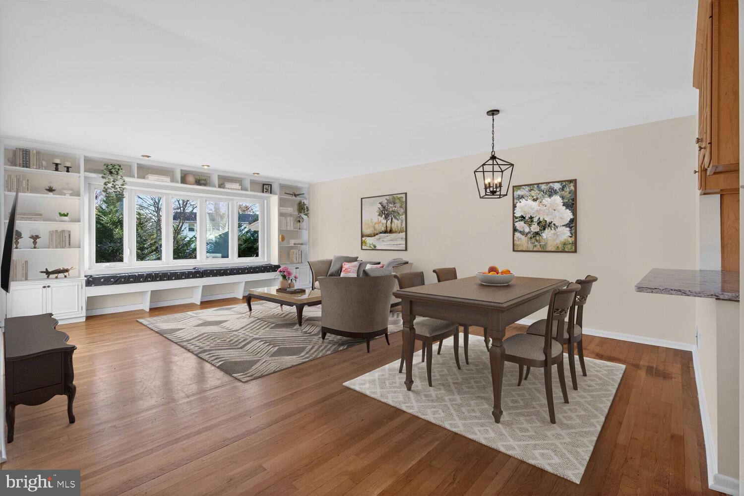 8323 Wagon Wheel Road Alexandria, VA 22309 - Photo 5 of 50 Living and Dining room
