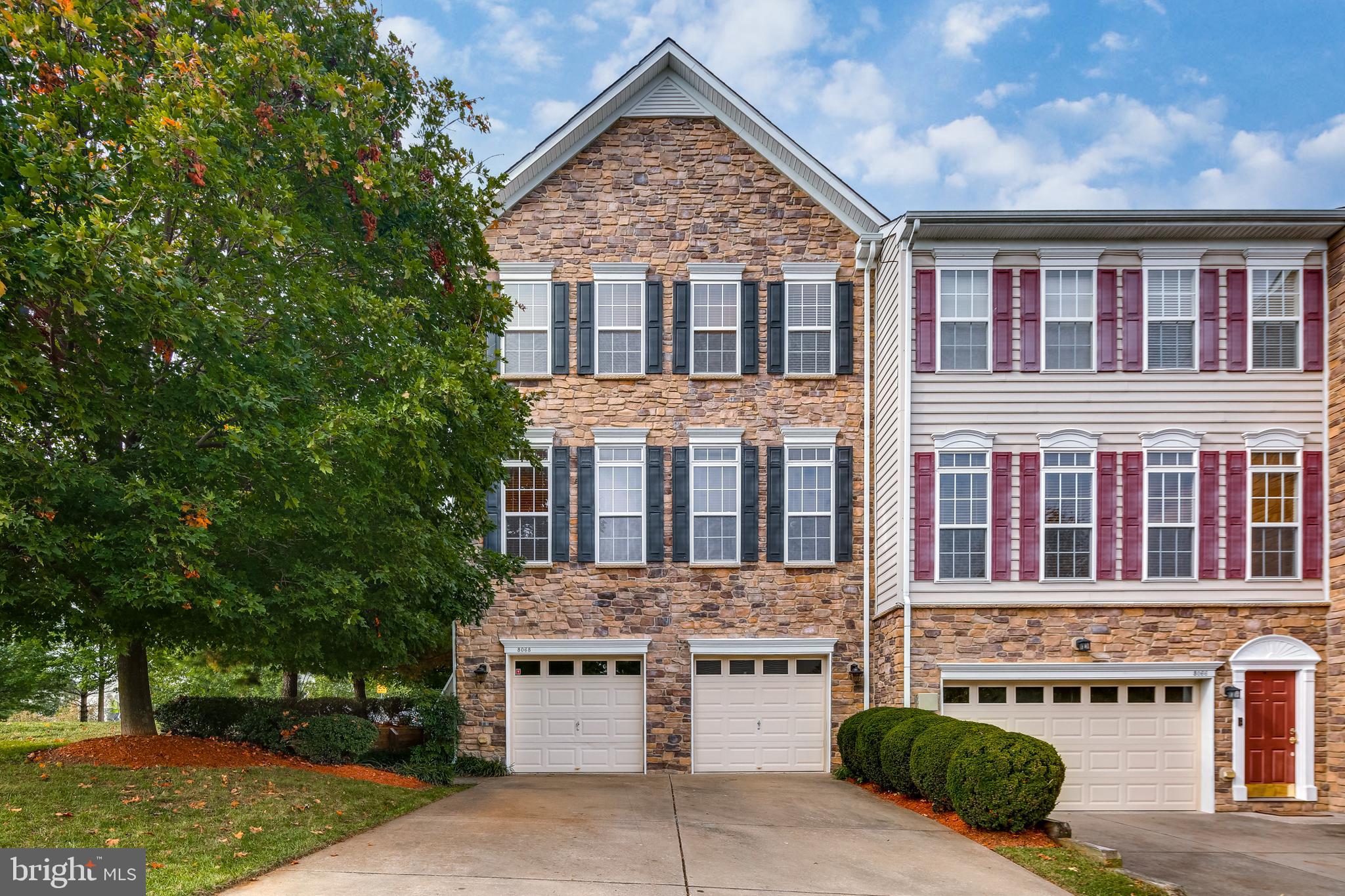 8068 Four Quarter Road Ellicott City, MD 21043 - Photo 2 of 42 2 sided stone end unit townhome