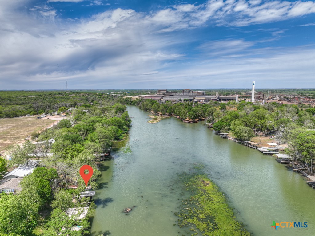 1015 Reiley Road Seguin, TX 78155 - Photo 43 of 45 an aerial view of a houses with a lake view