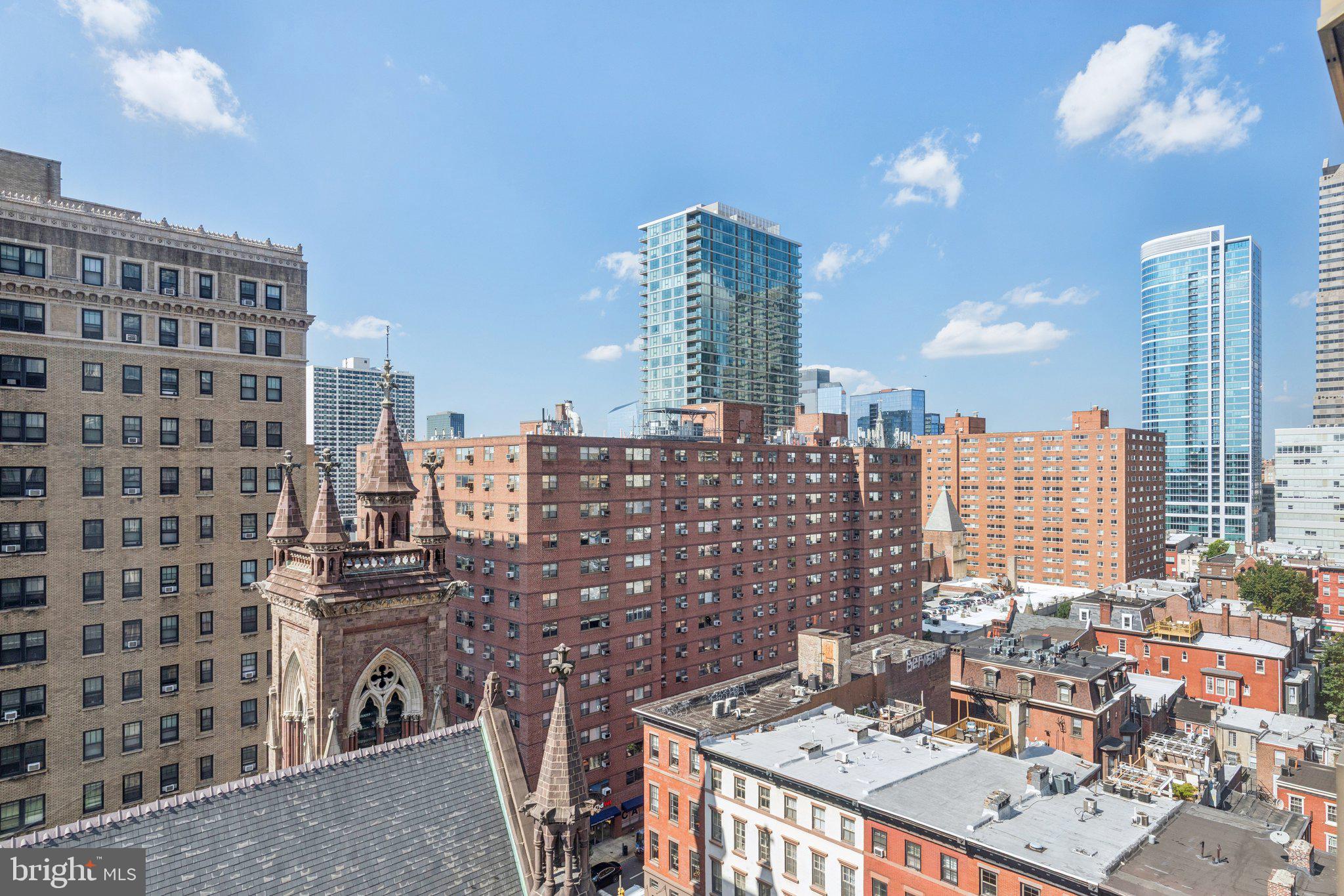 2020 Walnut Street, Unit 14J Philadelphia, PA 19103 - Photo 14 of 25 a view of a city with tall buildings