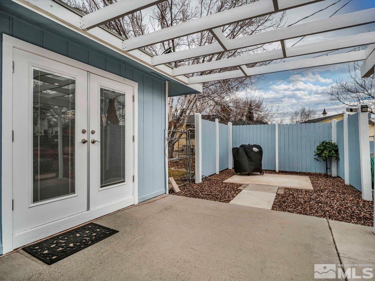 835 Russell Way Gardnerville, NV 89460 - Photo 20 of 40 a view of a porch of a house