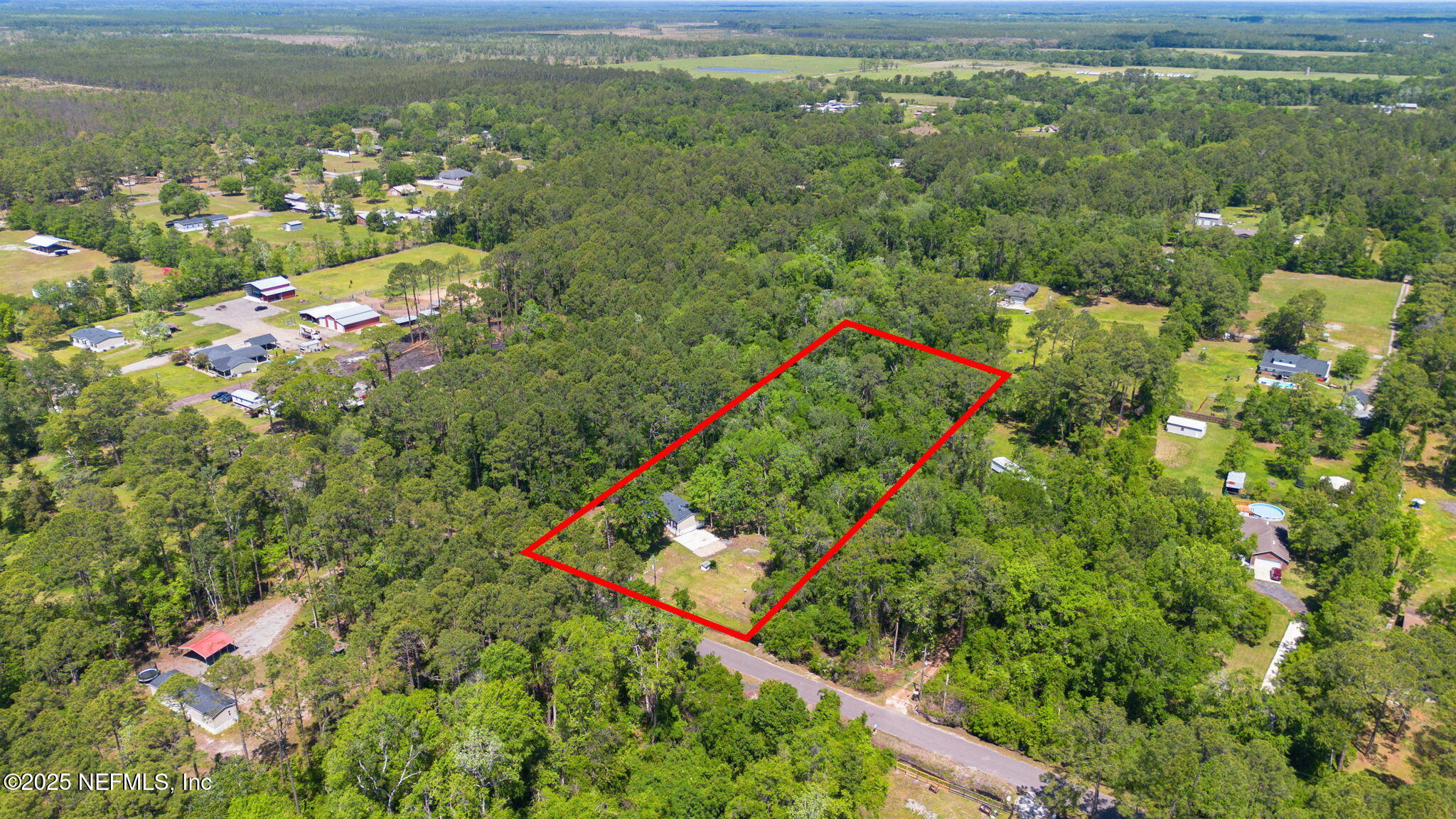 11655 Ramallah Road Jacksonville, FL 32219 - Photo 16 of 19 Arial View/Approx Property Lines