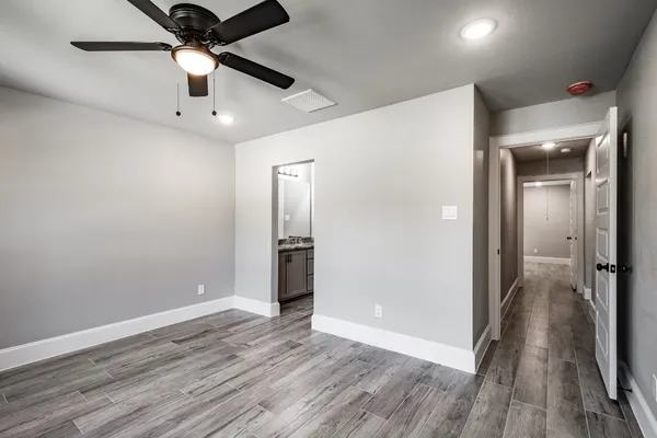 wooden floor in an empty room