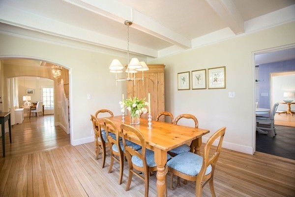 20 Boulder Road Wellesley, MA 02481 - Photo 5 of 18 a view of a dining room with furniture and wooden floor