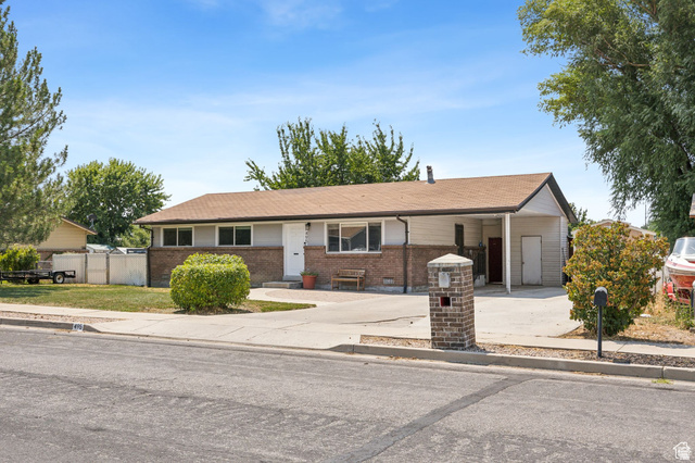 495 North 250 West Springville, UT 84663 - Photo 21 of 35 Single story home featuring brick siding and concrete driveway