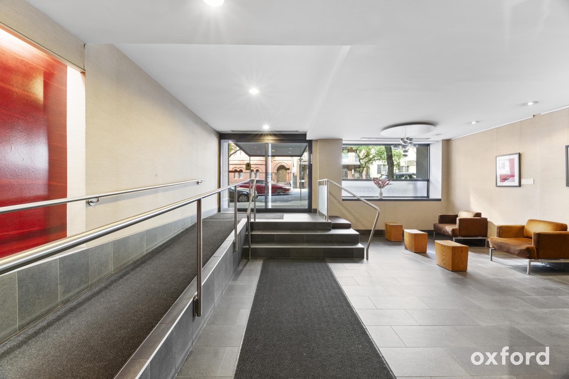 Undisclosed Address Manhattan, NY 10019 - Photo 13 of 20 a lobby with furniture and window