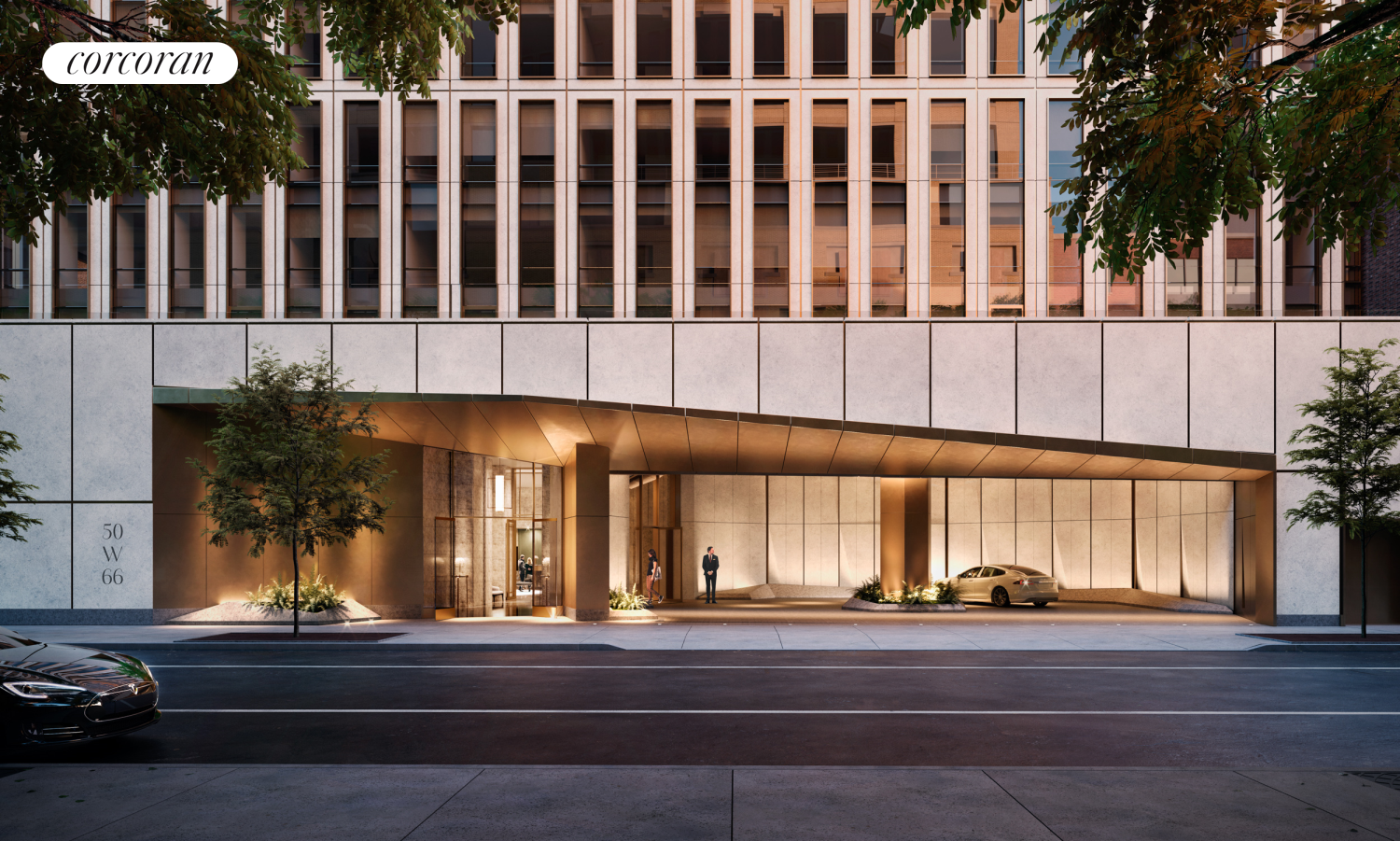 50 West 66th Street, Unit 40S Manhattan, NY 10023 - Photo 2 of 3 a view of a building entrance