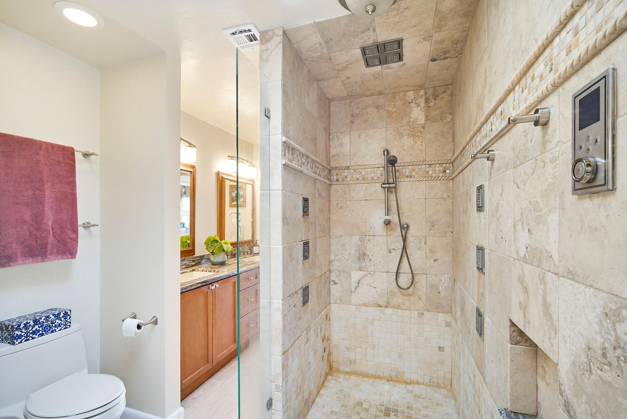 16640 Cypress Road Sugarloaf, FL 33042 - Photo 54 of 86 a bathroom with a shower toilet and sink