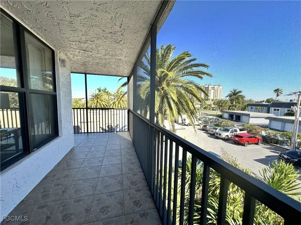 a view of a porch