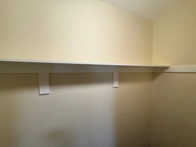 a view of small space with a rug