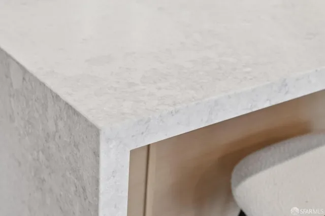 a view of a big room with wall