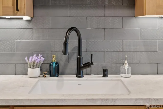 a close view of a fireplace