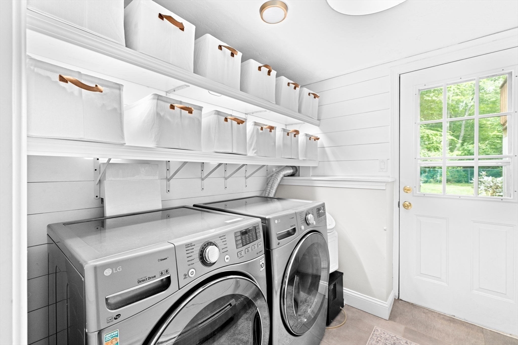 40 Brewster Road Cohasset, MA 02025 - Photo 29 of 42 a utility room with dryer and washer