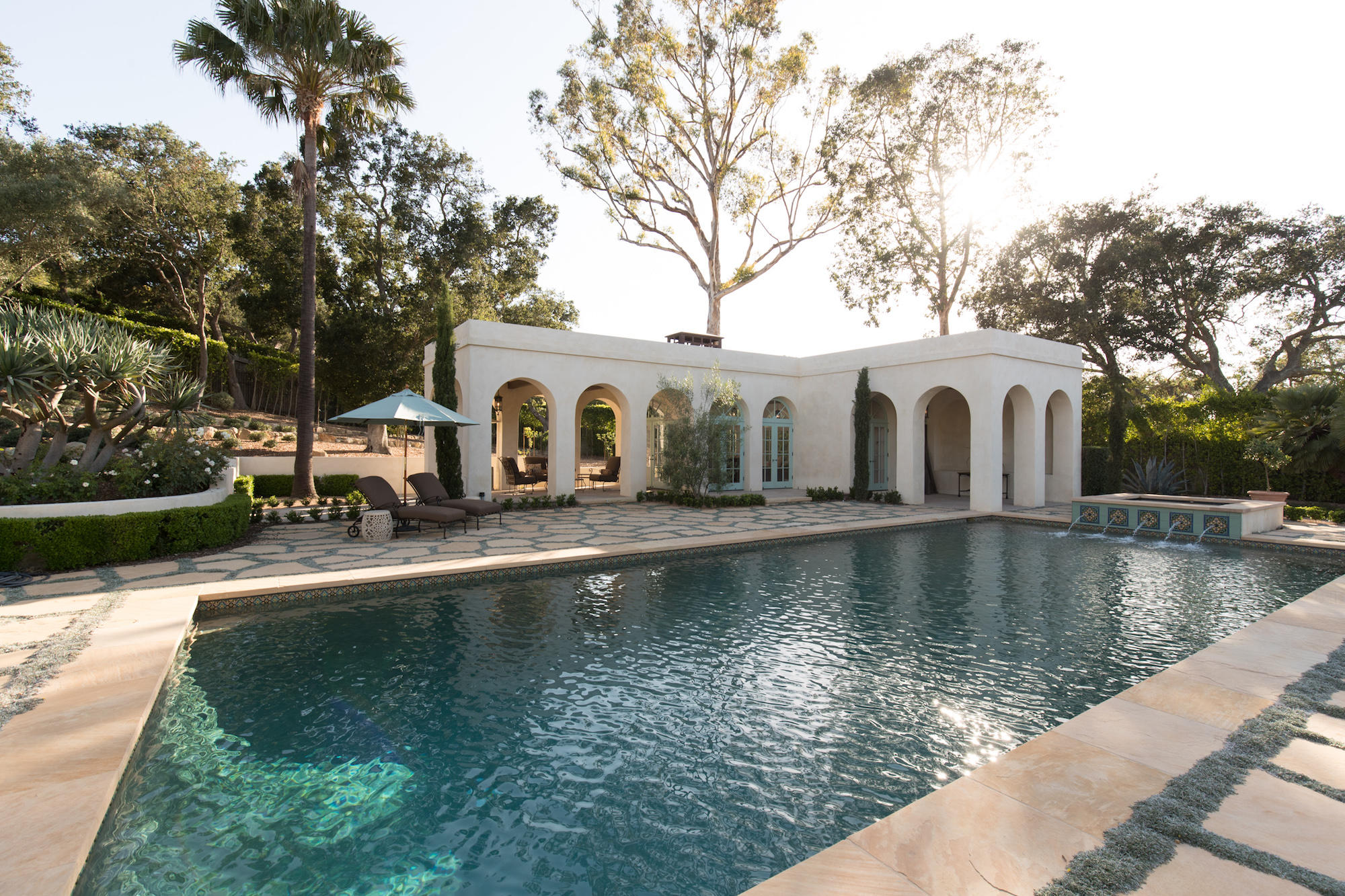 1041 Mission Ridge Road Santa Barbara, CA 93103 - Photo 21 of 31 Pool Cabana